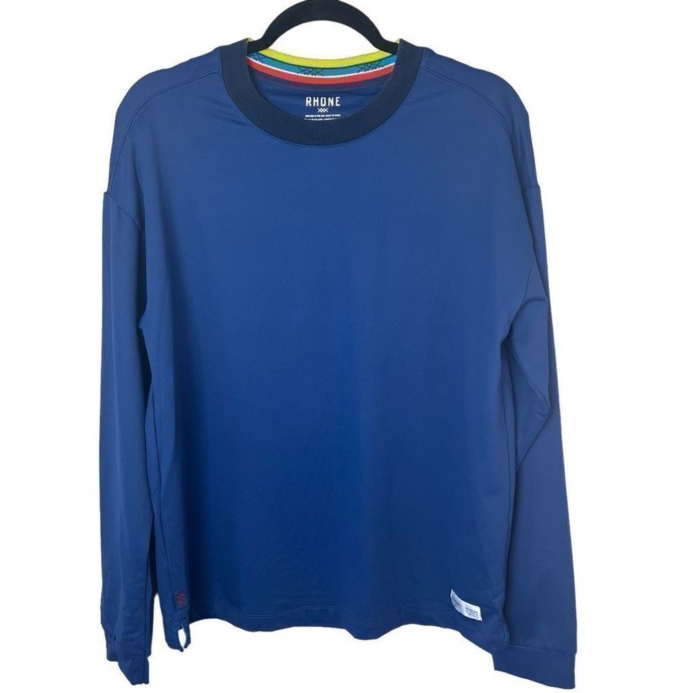 Rhone Retro Session Long Sleeve Crewneck Sz M